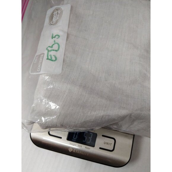 DIANE VON FURSTENBURG Womens Georginne Pants SZ 0 Linen Crop Cream No Lining - Picture 12 of 12